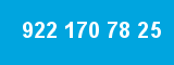 922 170 78 25